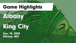 Albany  vs King City  Game Highlights - Jan. 10, 2020