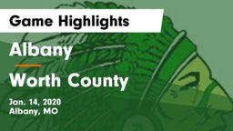 Albany  vs Worth County  Game Highlights - Jan. 14, 2020