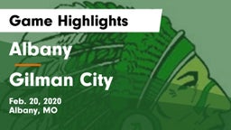 Albany  vs Gilman City Game Highlights - Feb. 20, 2020
