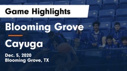 Blooming Grove  vs Cayuga  Game Highlights - Dec. 5, 2020