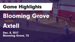 Blooming Grove  vs Axtell  Game Highlights - Dec. 8, 2017