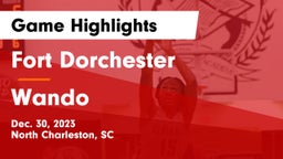 Fort Dorchester  vs Wando  Game Highlights - Dec. 30, 2023