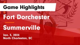 Fort Dorchester  vs Summerville  Game Highlights - Jan. 5, 2024