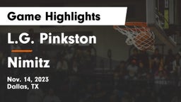 L.G. Pinkston  vs Nimitz  Game Highlights - Nov. 14, 2023