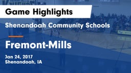 Shenandoah Community Schools vs Fremont-Mills  Game Highlights - Jan 24, 2017