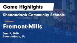 Shenandoah Community Schools vs Fremont-Mills  Game Highlights - Jan. 9, 2020