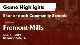 Shenandoah Community Schools vs Fremont-Mills  Game Highlights - Jan. 31, 2019