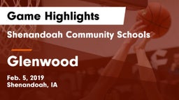 Shenandoah Community Schools vs Glenwood  Game Highlights - Feb. 5, 2019