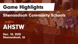 Shenandoah Community Schools vs AHSTW  Game Highlights - Dec. 10, 2020