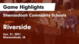 Shenandoah Community Schools vs Riverside  Game Highlights - Jan. 21, 2021