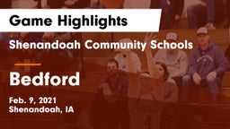 Shenandoah Community Schools vs Bedford  Game Highlights - Feb. 9, 2021