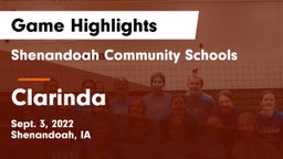 Shenandoah Community Schools vs Clarinda  Game Highlights - Sept. 3, 2022