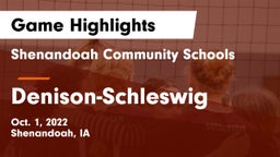 Shenandoah Community Schools vs Denison-Schleswig  Game Highlights - Oct. 1, 2022