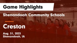 Shenandoah Community Schools vs Creston  Game Highlights - Aug. 31, 2023