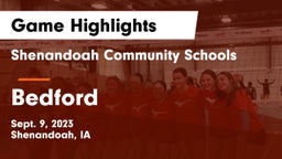Shenandoah Community Schools vs Bedford  Game Highlights - Sept. 9, 2023