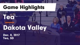 Tea  vs Dakota Valley  Game Highlights - Dec. 8, 2017