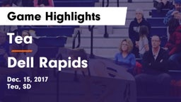 Tea  vs Dell Rapids Game Highlights - Dec. 15, 2017