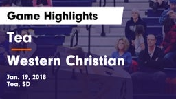 Tea  vs Western Christian  Game Highlights - Jan. 19, 2018