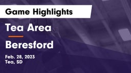 Tea Area  vs Beresford  Game Highlights - Feb. 28, 2023