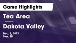 Tea Area  vs Dakota Valley  Game Highlights - Dec. 8, 2023