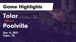 Tolar  vs Poolville  Game Highlights - Jan. 8, 2021