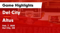 Del City  vs Altus  Game Highlights - Feb. 7, 2020