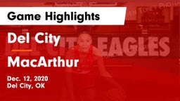 Del City  vs MacArthur  Game Highlights - Dec. 12, 2020