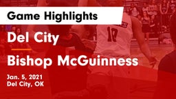 Del City  vs Bishop McGuinness  Game Highlights - Jan. 5, 2021
