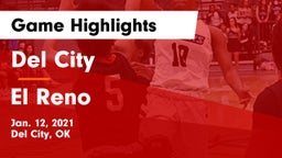 Del City  vs El Reno  Game Highlights - Jan. 12, 2021