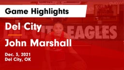 Del City  vs John Marshall  Game Highlights - Dec. 3, 2021