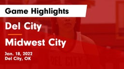 Del City  vs Midwest City  Game Highlights - Jan. 18, 2022