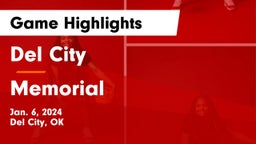 Del City  vs Memorial  Game Highlights - Jan. 6, 2024