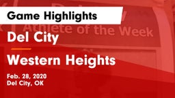 Del City  vs Western Heights  Game Highlights - Feb. 28, 2020