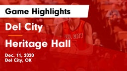 Del City  vs Heritage Hall  Game Highlights - Dec. 11, 2020