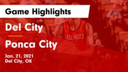 Del City  vs Ponca City  Game Highlights - Jan. 21, 2021