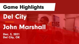 Del City  vs John Marshall  Game Highlights - Dec. 3, 2021