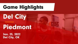 Del City  vs Piedmont  Game Highlights - Jan. 25, 2022