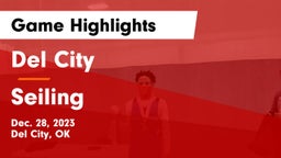 Del City  vs Seiling  Game Highlights - Dec. 28, 2023