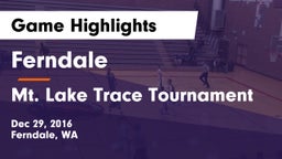 Ferndale  vs Mt. Lake Trace Tournament Game Highlights - Dec 29, 2016