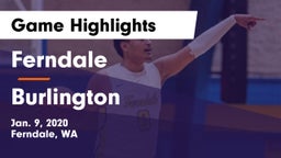 Ferndale  vs Burlington  Game Highlights - Jan. 9, 2020