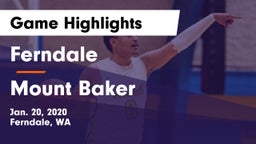 Ferndale  vs Mount Baker  Game Highlights - Jan. 20, 2020
