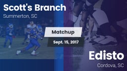 Matchup: Scott's Branch High vs. Edisto  2017