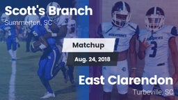 Matchup: Scott's Branch High vs. East Clarendon  2018