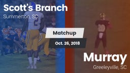 Matchup: Scott's Branch High vs. Murray  2018
