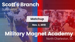 Matchup: Scott's Branch High vs. Military Magnet Academy  2018