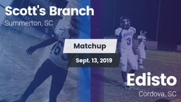 Matchup: Scott's Branch High vs. Edisto  2019