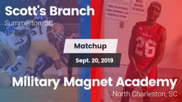 Matchup: Scott's Branch High vs. Military Magnet Academy  2019
