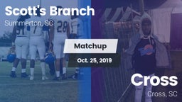 Matchup: Scott's Branch High vs. Cross  2019