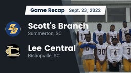 Recap: Scott's Branch  vs. Lee Central  2022