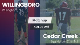 Matchup: Willingboro High vs. Cedar Creek  2018